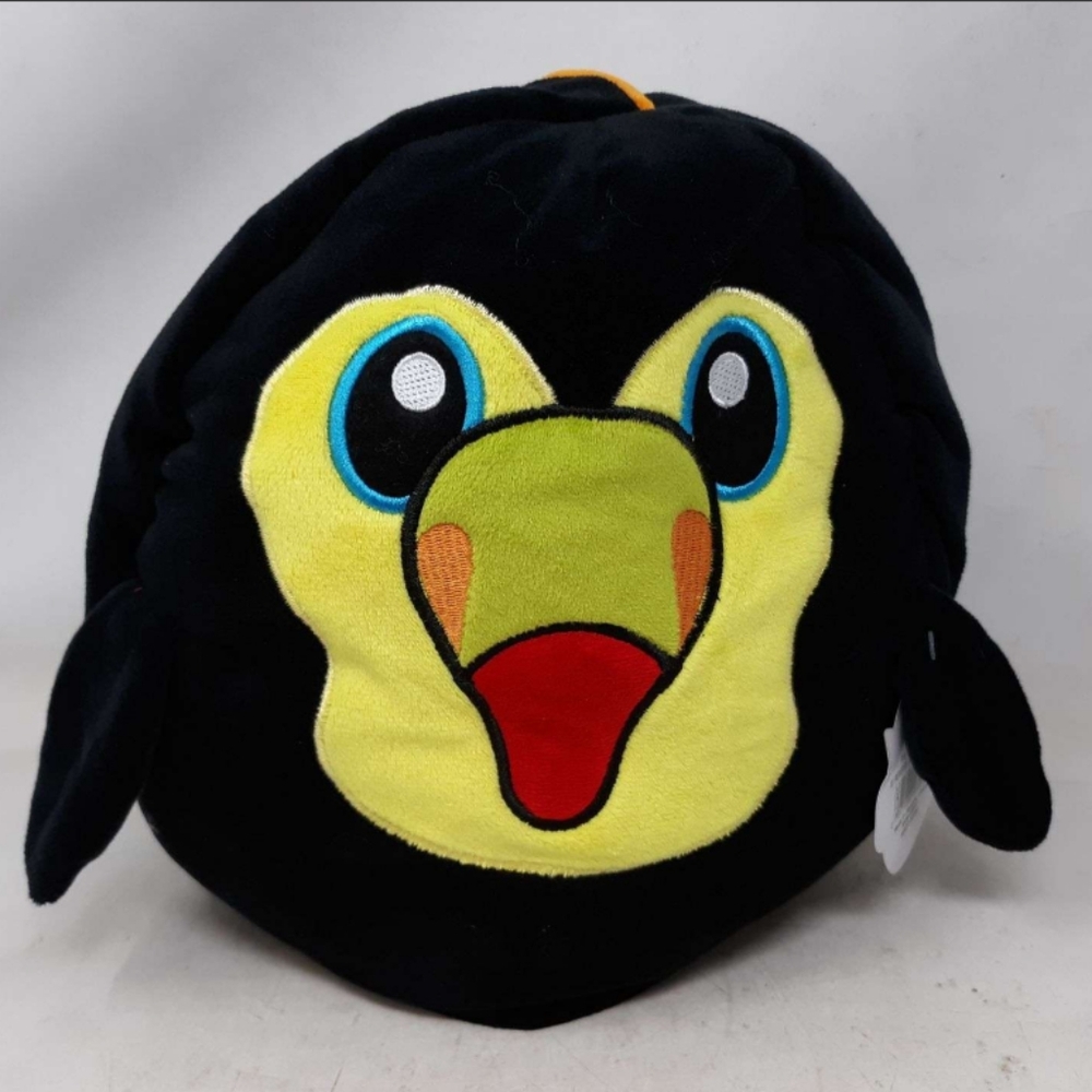 Eggamals Reversible Plush Toy - Black and Yellow